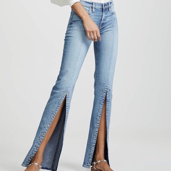 Hudson Jeans Denim - New HUDSON Nico Mid Rise Cigarette Jeans Fron Slits